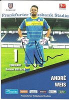 FSV Frankfurt - Andre Weis - Autogrammkarte