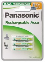 3 x PANASONIC (P03P) DECT AKKU Ni-MH MICRO (AAA) 1,2V