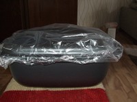 Ultra Plus Auflaufform, 5,7 L  anthrazit, neu,