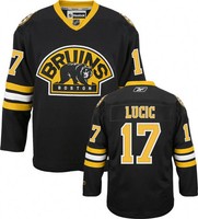 NHL Boston Bruins Mailand Lucic Premier Eis Hockey Shirt Jersey