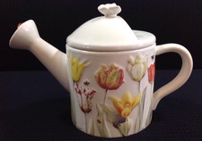 Hallmark Nature's Sketchbook Marjolein Bastin Floral Tulip Watering Can Teapot