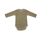 100% Natural Organic Certified One Piece Cotton Undyed Baby Onesie 6M Allergies 