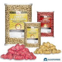 (5,00EUR/1KG) 800g CARP ZOOM SWEET BABY CORN PELLETS FEEDER FUTTER CARP BAITS