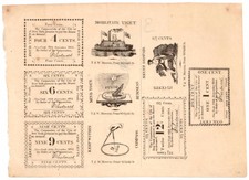 1814 Corporation of New York, Fractional Note Sheet Reprint