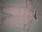 Carter's Infant Girls Hooded Pram Snowsuit With Mittens Size 3-6 Months $70.00