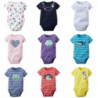 2016 New Carter's Newborn Baby Boys Girls Romper Short Sleeve Infant Bodysuits