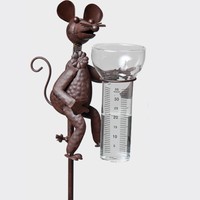 Regenmesser Gartenstecker MAUS Höhe 115 cm Regen-Messung Gartenzubehör Garten