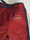 Boys Athletic Pant Zipper Convert to Shorts, Osh Kosh B'Gosh, Red w Stripes, 3T