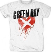 GREEN DAY - CROSS MY HEART - OFFICIAL MENS T SHIRT