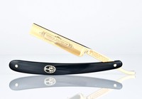 BÖKER BOKER Rasiermesser 4/8" WALDORF vergoldet straight razor 4/8" spanish head