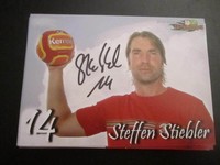 16324 Steffen Stiebler SC Magdeburg Handball original signierte Autogrammkarte