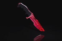 HIMMELSSCHMIEDE Jagdmesser Fahrtenmesser CS HUNTSMAN CRIMSON WEB Messer Knife GO