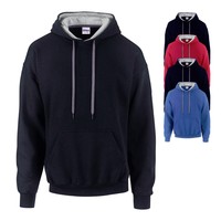 Gildan Herren Kapuzen Pullover Heavy Blend Contrast Hooded Sweat S M L XL XXL