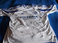  Fan - Trikot Schalke 04 -  mit Autogrammen -  Unterschriften Gr. XL