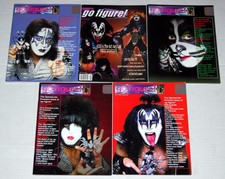 Kiss Go Figure 5pc Toy Magazine Lot 1997 '98 McFarlane Gene Ace Paul Peter Group