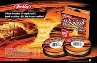 300m Berkley Whiplash Blaze Orange 0,06mm 10,6kg geflochtene Schnur