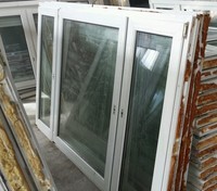 Kunststofffenster  Dreiflügel , Fenster, D/K 2,30 m  x 1,35 m 