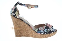 Plateau Pumps Riemchen Sandalen Wedges Keilabsatz Damenschuhe Sandaletten