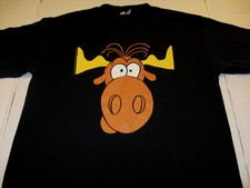Bullwinkle Greetings Taco Lovers - Vintage 1993 Taco Bell Restaurant T-Shirt Med