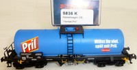 Henkel-Pril Kesselwagen DB Electrotren 5838K H0 1/87 OVP neu #HA2   µ