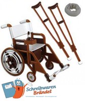 WWE Hardcore Set - Rollstuhl Krücken Exclusiv - Mattel - Elite - Basic Ringside 