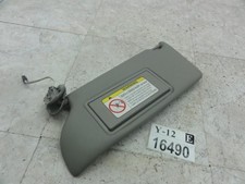 02-07 x type left driver side front sun visor sunvisor flap shade gray Oem
