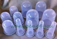 Silikon Massage Anti Cellulite Vakuum Schröpfen Therapie eingestellt 12 Tassen