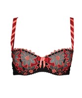 Aubade Halbschale BH 75 C Woodstock Memories Z214