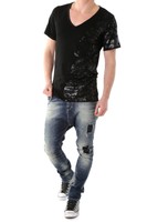  Bray Steve Alan  Jeans Slim low rise Destroyed W29-W30-W31-W32-W33-W34-W36