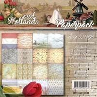 Amy Design Paper Pack,OUD HOLLANDS, 15,2 x15,2 cm Designpapier, Motivpapier, ADP