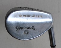 SPALDING Dual 60° Second Wedge Lob Wedge Golf Club Rescue 45 Yards or Less USED