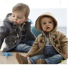 Baby Boys Outerwear Fall Winter Coat Warm Duffel Hooded Fashion Jacket Clothes
