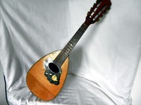 Alte Mandoline mit Einlegearbeit / Deko,Bastler