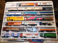 Konvolut 20 Stk LKW Sattelzüge + Auflieger versch Modelle von Herpa, Albedo etc 