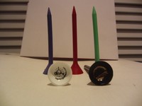 MARTINI TEE - Golf Tees S3 - 5 Tees Bunt sortiert - Plastik Tees - Set 3 YKHR