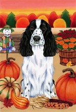 Garden Indoor/Outdoor Autumn Flag - English Cocker Spaniel (Tp) 670541