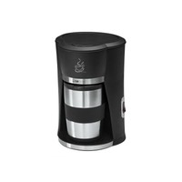 Clatronic 1-Tassen Kaffeautomat Kaffemaschine Kaffekocher KA 3450 schwarz silber