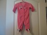 Girl's Carter's PANDA LOVE Pink Long Sleeve Footed Sleeper 3 Months
