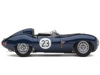EXOTO Jaguar D-Type Shortnose (1954)# 23 Sanderson - Reims 1956 1/18 RLG 88004C