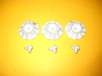 OOP Warhammer EPIC 40K - Space Marines - 3x Deployed Drop Pods