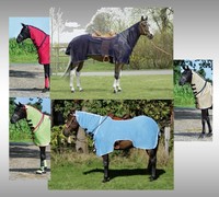 Ausreitdecke Montana, Fliegenausreitdecke Western , Fliegendecke