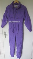 164 Skianzug Schneeanzug Rodeo lila flieder neuwertig Glanznylon shiny nylon