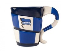 Hertha BSC  Kaffeebecher "Schal" Fanartikel Tasse Becher