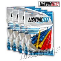 4 Päckchen â 12 Stück - Lignum Tees 72mm Farbig (insgesamt 48 Tees).