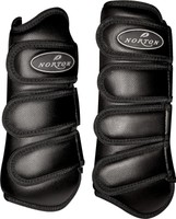 NORTON PRO Dressur Gamaschen schwarz Größe Vollblut und Warmblut
