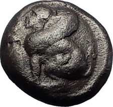 CHIOS 435BC 1/3 Stater Tetrobol Ancient Silver Greek Coin SPHINX Amphora i58470