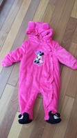 Pink DISNEY Minnie Mouse pram baby girl winter bunting snow suit 12M 12 mo month
