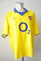 2003-04 Arsenal London Trikot Gr. L Nike Vintage Jersey Away O2 