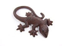 Eidechse Gecko Salamander - Gusseisen Antik Look - ed-tt03