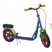 12" Kinder Roller Kinder Fahrrad | BIKE blau / rot / gelb Kids-Scooter